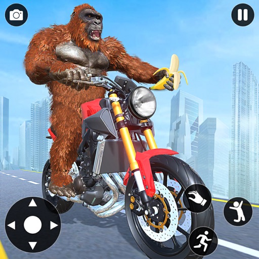 Monkeys Battle: Bike Race iOS App