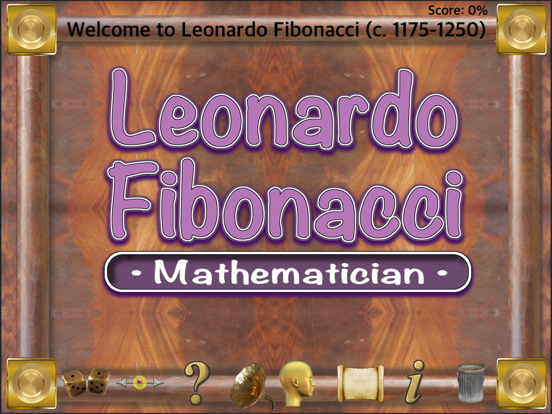 Leonardo Fibonacci app screenshot