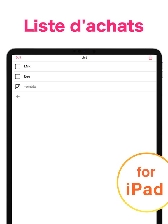 Screenshot #4 pour Liste de Courses - Notes