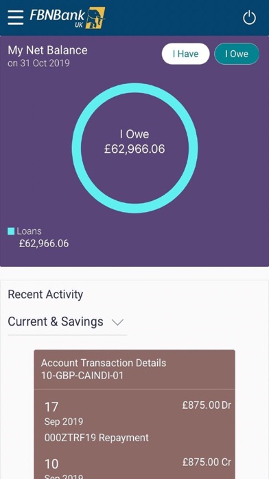 FirstBank UK Limited Screenshot