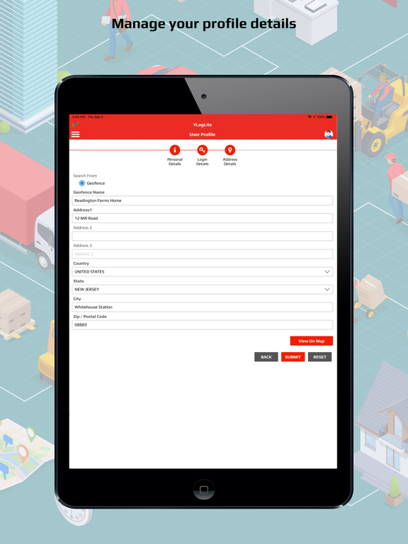 YLogLite iPad screenshot 8 - Navigation app