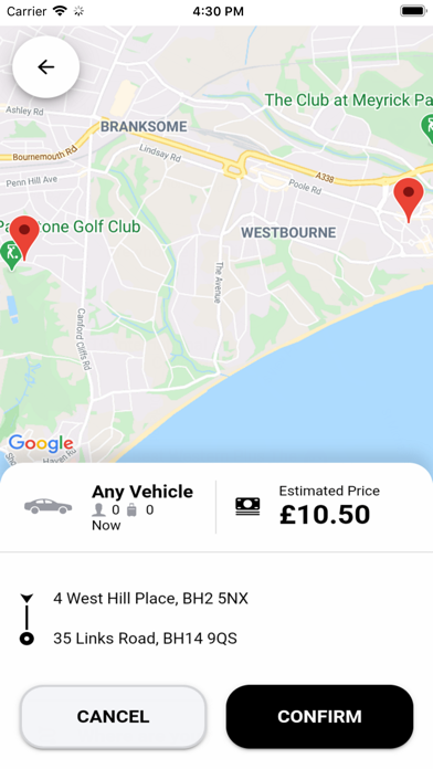 PRC Streamline Taxis Screenshot
