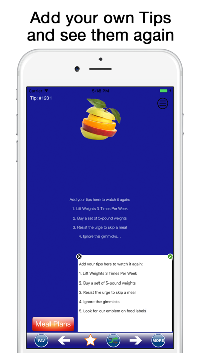 Screenshot #3 pour Meal Planner & Diet Plan