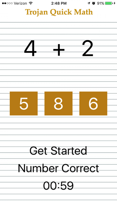 Screenshot #2 pour Trojan Quick Math