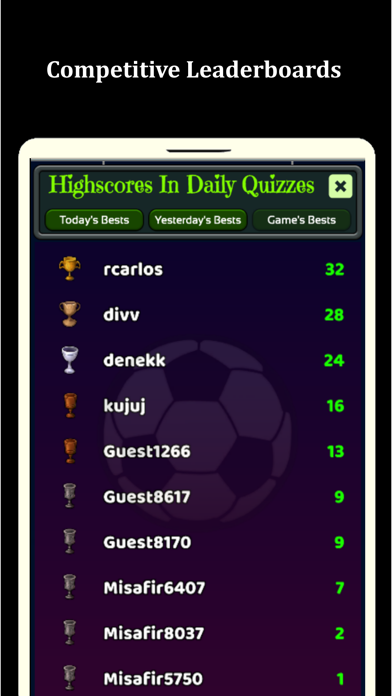 Football Quiz - Trivia 2025 Screenshot