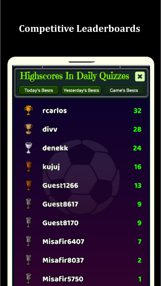 #8. Football Quiz - Trivia 2025 (iOS) От: Sumeyye Gumus Uzun