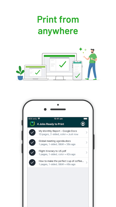 Screenshot #1 pour PaperCut Pocket - print better