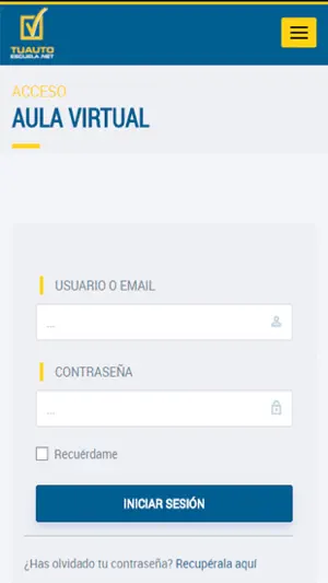 Autoescuela.net screenshot 1
