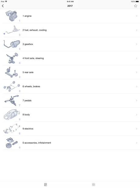 Car parts for Audi - diagrams