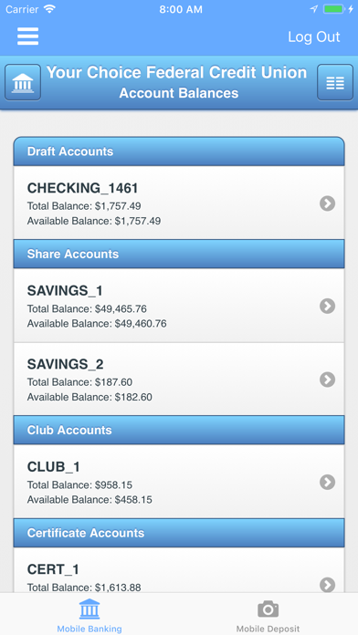 Your Choice FCU Screenshot