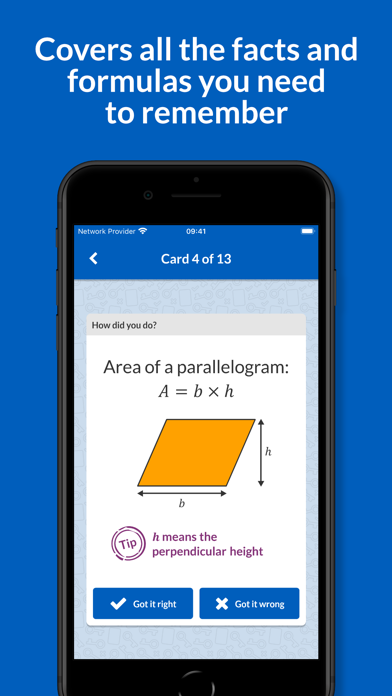 Key Cards GCSE Maths Screenshot