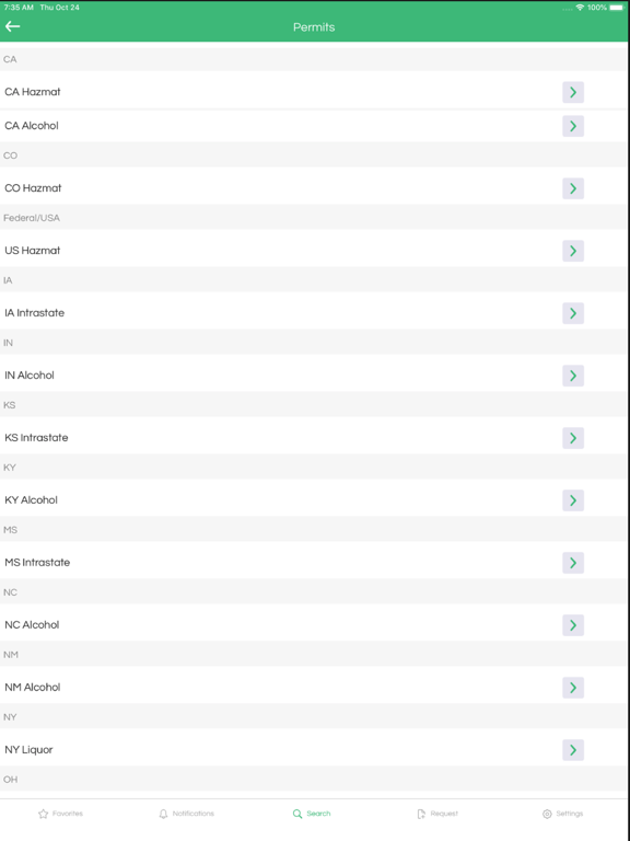 PermitsLink - A Driver Portal iPad screenshot 5 - Productivity app