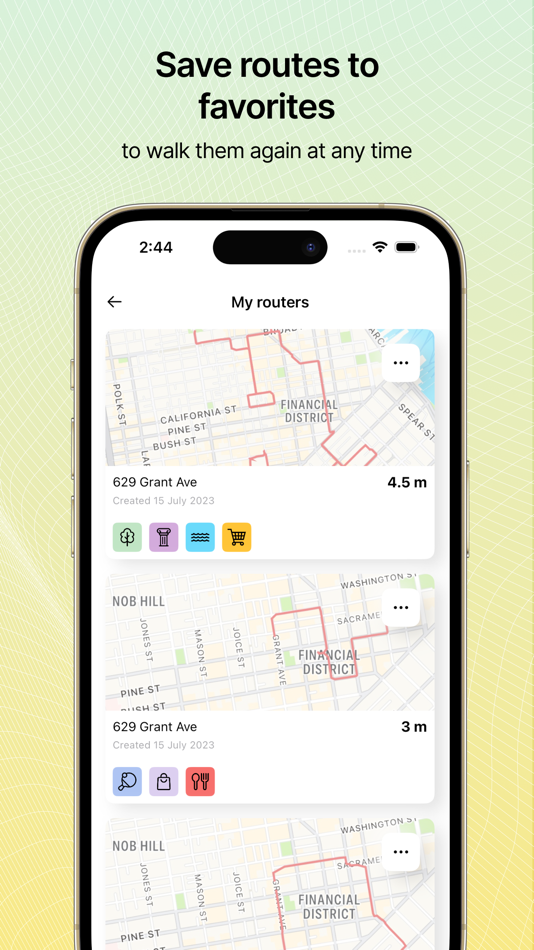 #3. Walking Route App (iOS) 由: Pavel Moslienko