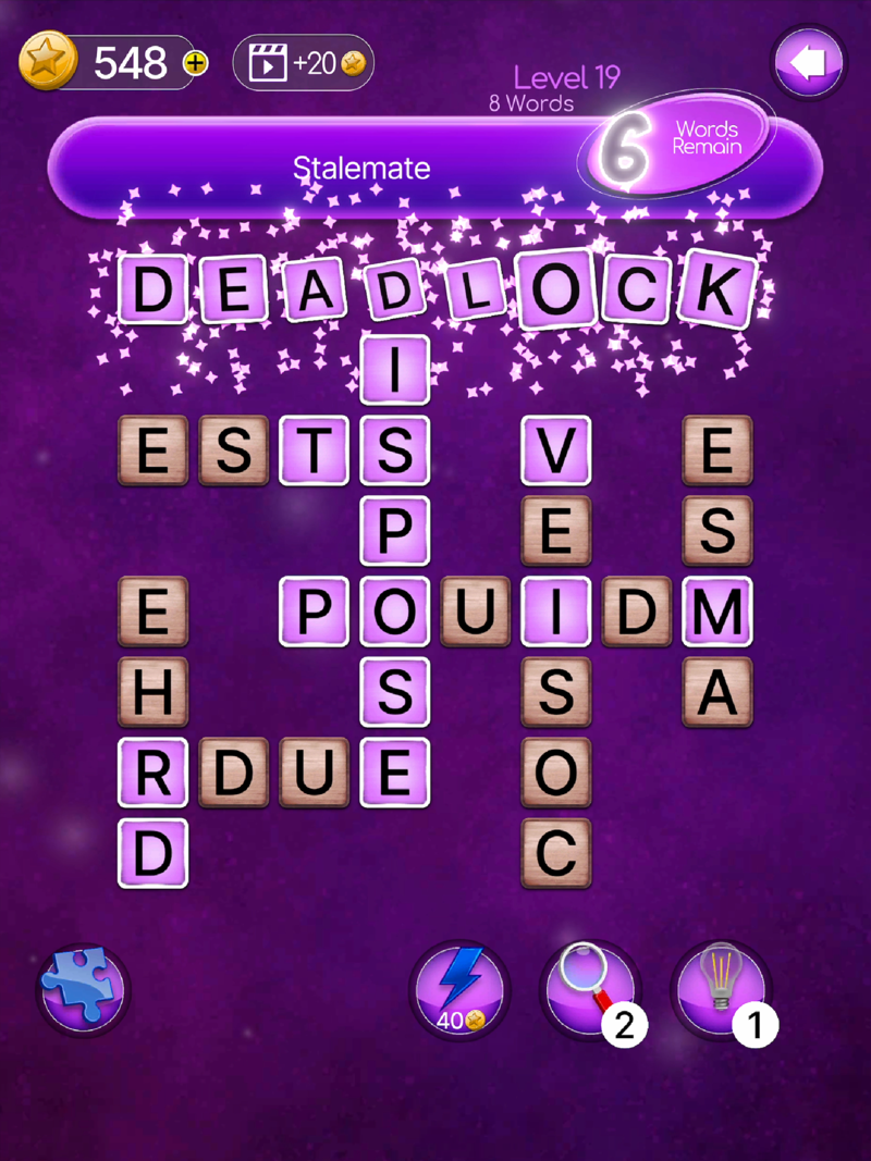 sQworble: Fun Crossword Puzzle official gameplay screenshot 1