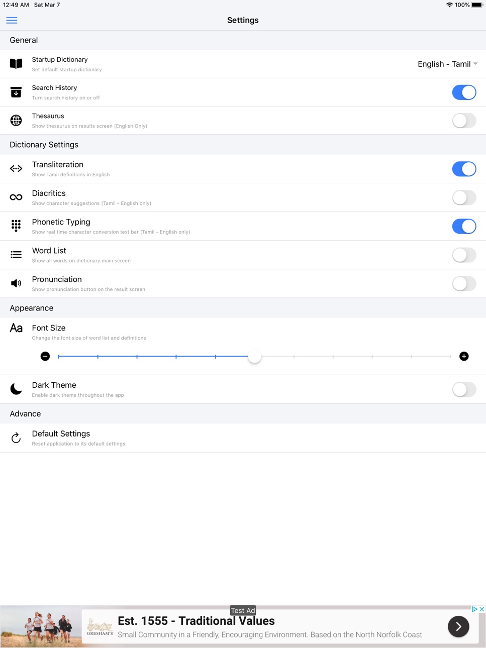 iPad screenshot