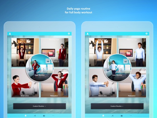 Office Yoga Workouts pro iPad app afbeelding 2