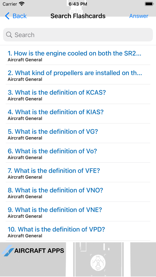 #3. iCIRRUS SR20/22 Checkride Prep (iOS) 由: Aircraft Apps LLC