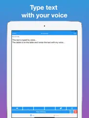 sprache zu text. transkription ipad bildschirmfoto 1