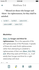 The MacArthur Study Bible screenshot