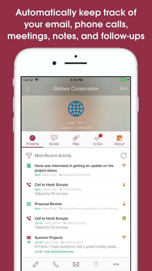 #3. Cloze Relationship Management (iOS) Ved: Cloze