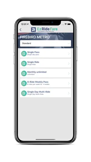 EzRideFare screenshot 1