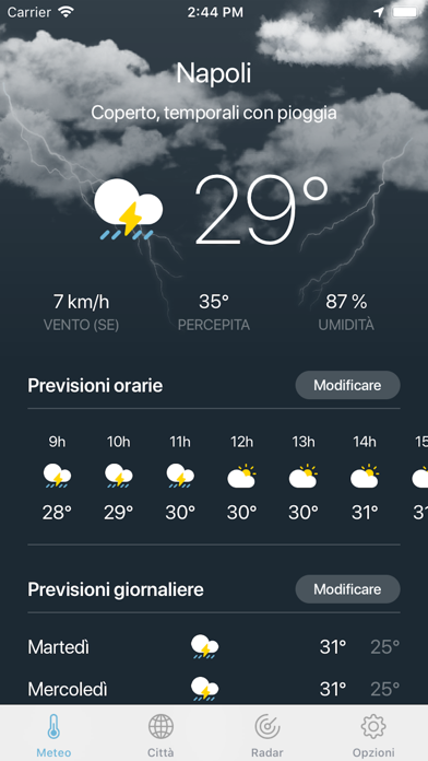 Meteo Pro · immagine dello schermo #2