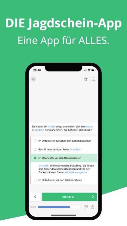 Waidwissen: Jagdschein App