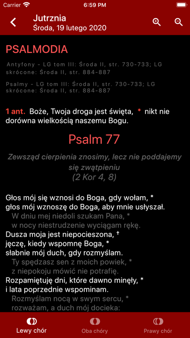 Brewiarz iPhone screenshot 7 - Book app