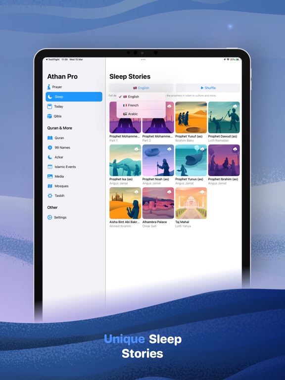 Athan Pro: Gebedstijden Muslim iPad app afbeelding 5