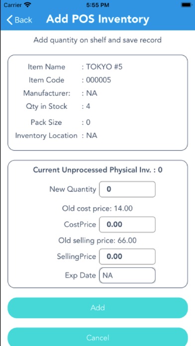 PrimeInventory Screenshot