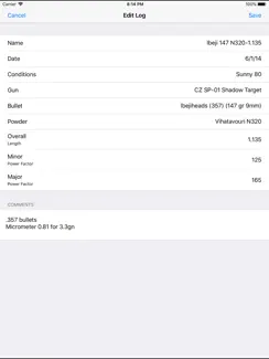 Chronograph Log iPad image 4