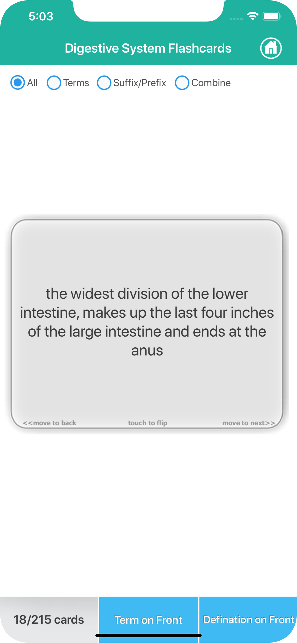 Digestive System Medical Terms screenshot 9