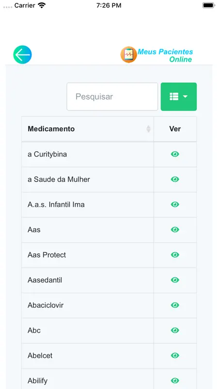 Meus Pacientes Online screenshot 8 of 10