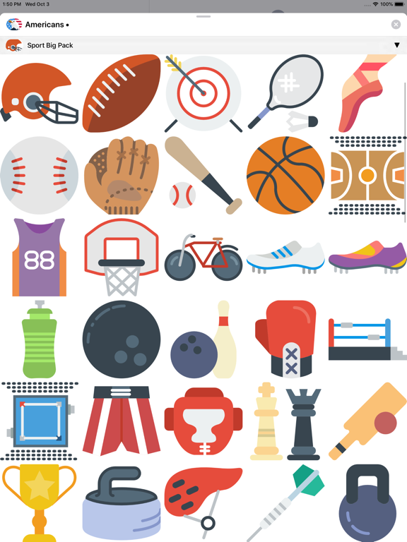 USA Stickers • Patriotic Pack iPad screenshot 9 - Stickers app