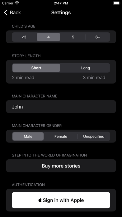 Screenshot #1 pour AI Storyteller - Imagine More