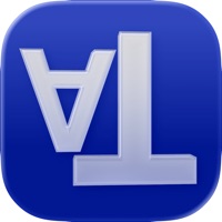 Inverted text app icon - Entertainment app for iPhone