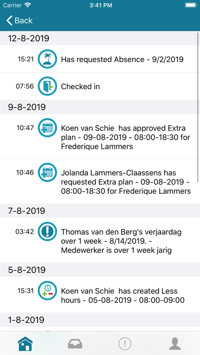 Bitcare for Employees Screenshot