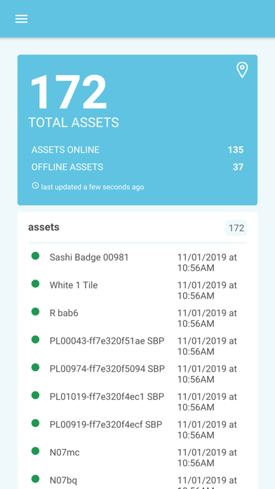 PureLocate app screenshot