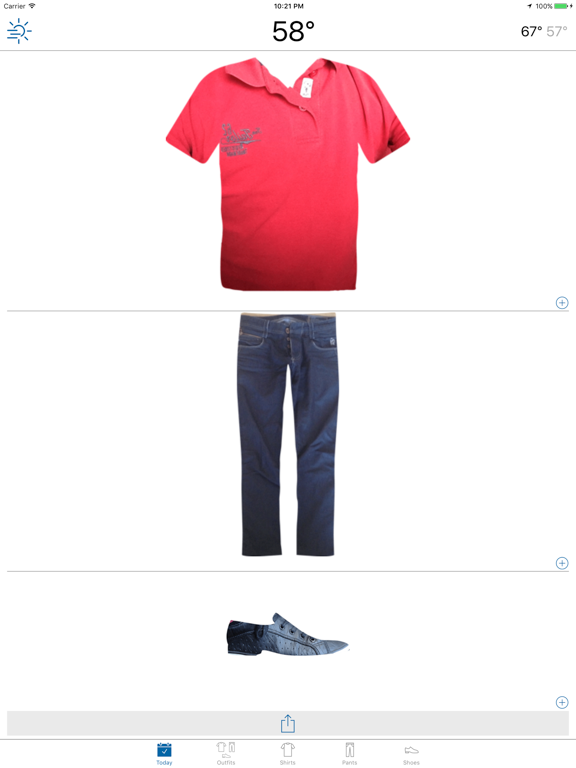PickTheOutfit iPad screenshot