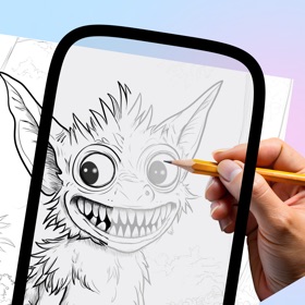 AR Drawing: Paint Trace Sketch
