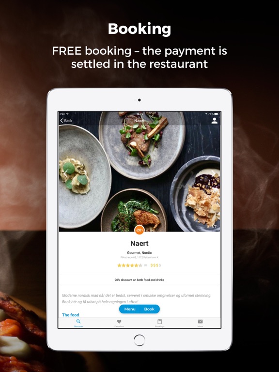 R2N - Discount on Restaurants iPad screenshot 5 - Food & Drink app