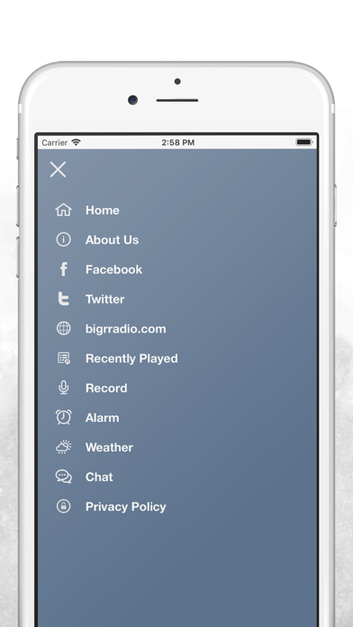 Big R Radio Network iPhone screenshot 4 - Music app