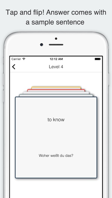 Vocabulary English to German Screenshot