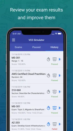 VCE Simulator screenshot 4