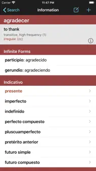 VerbForms Español iphone bilder 3