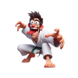 Goofy Judo Stickers