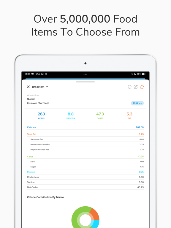 Screenshot #5 pour My Macros+ | Diet & Calories
