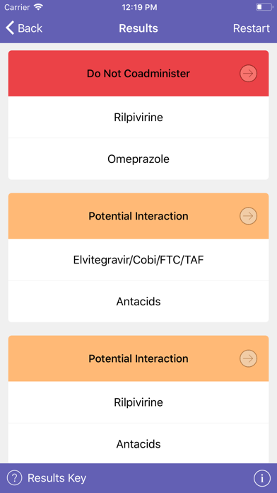Liverpool HIV iChart Screenshot