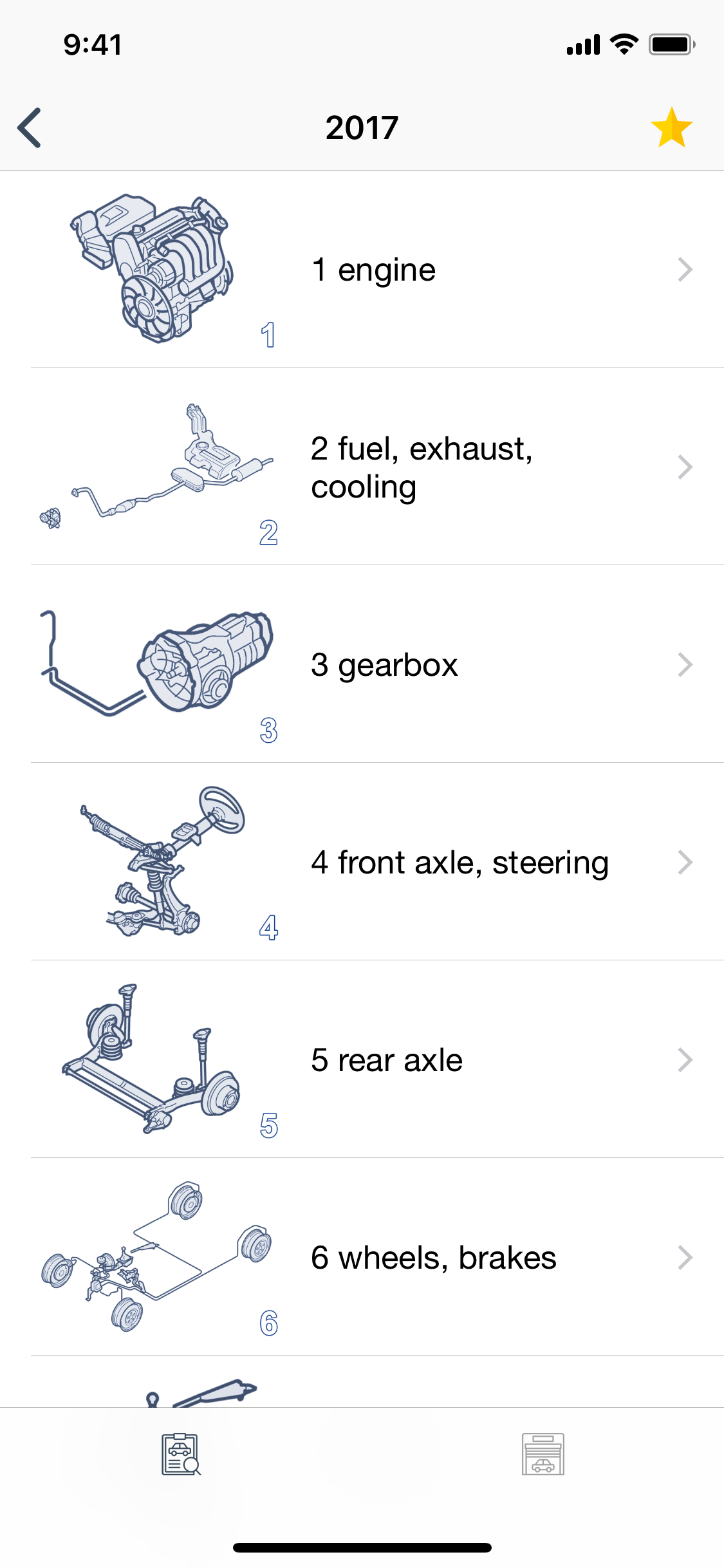 Car parts for Seat - diagrams