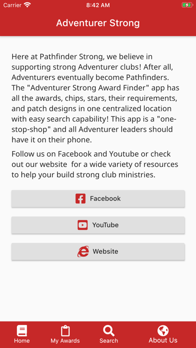 Adventurer Strong Award Finder iPhone screenshot 6 - Reference app